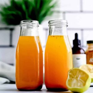 cover image of magical spicy turmeric probiotic drink