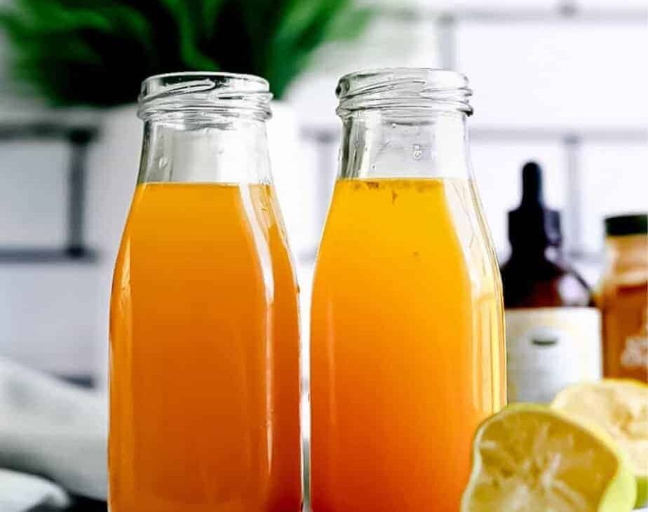 cover image of magical spicy turmeric probiotic drink