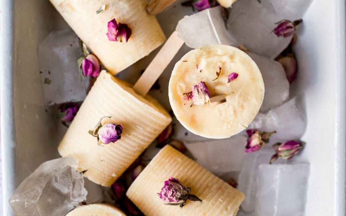 Orange Blossom Popsicles