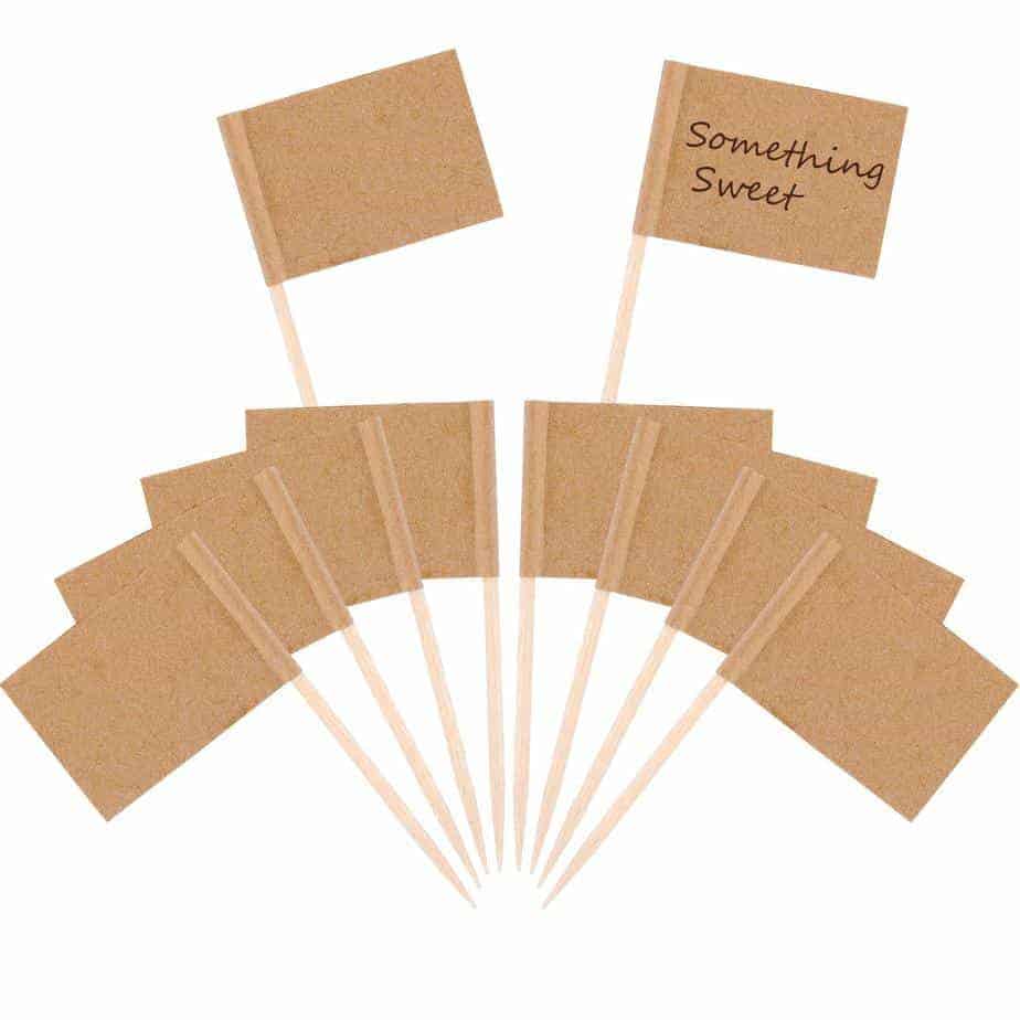 flags for labeling on toothpick for charcuterie image from amazon