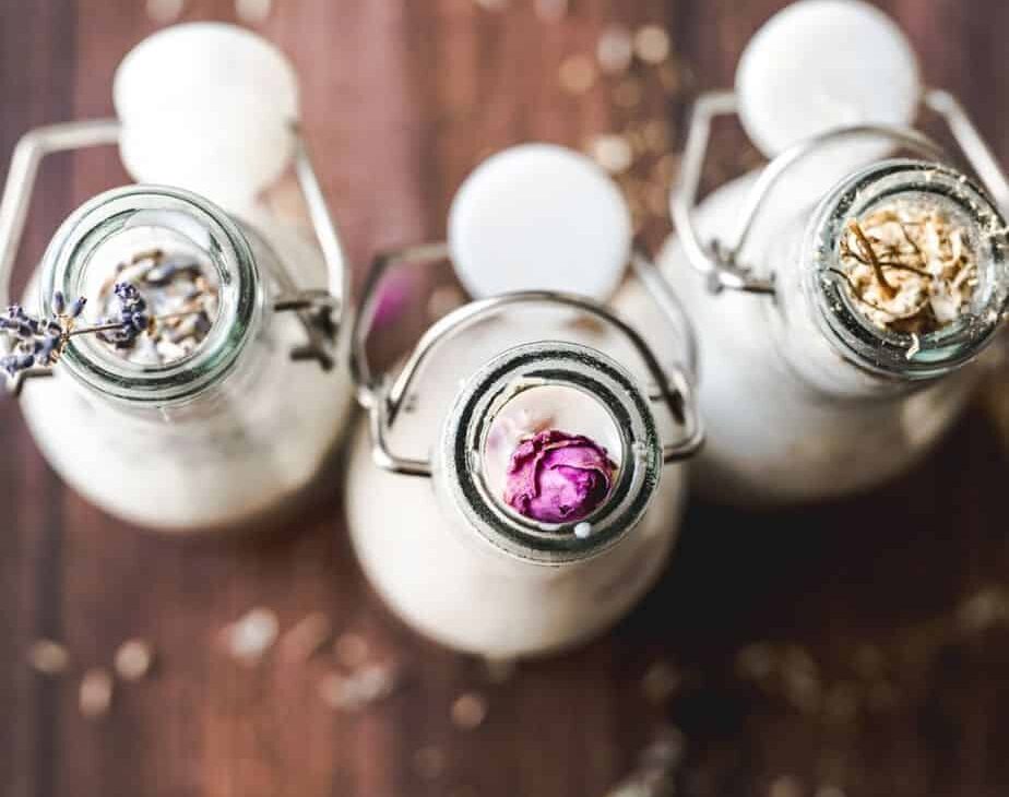 How to make floral infused milk