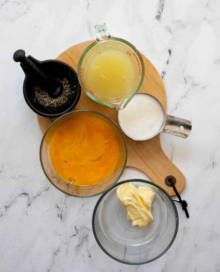 lavender lemon curd ingredients