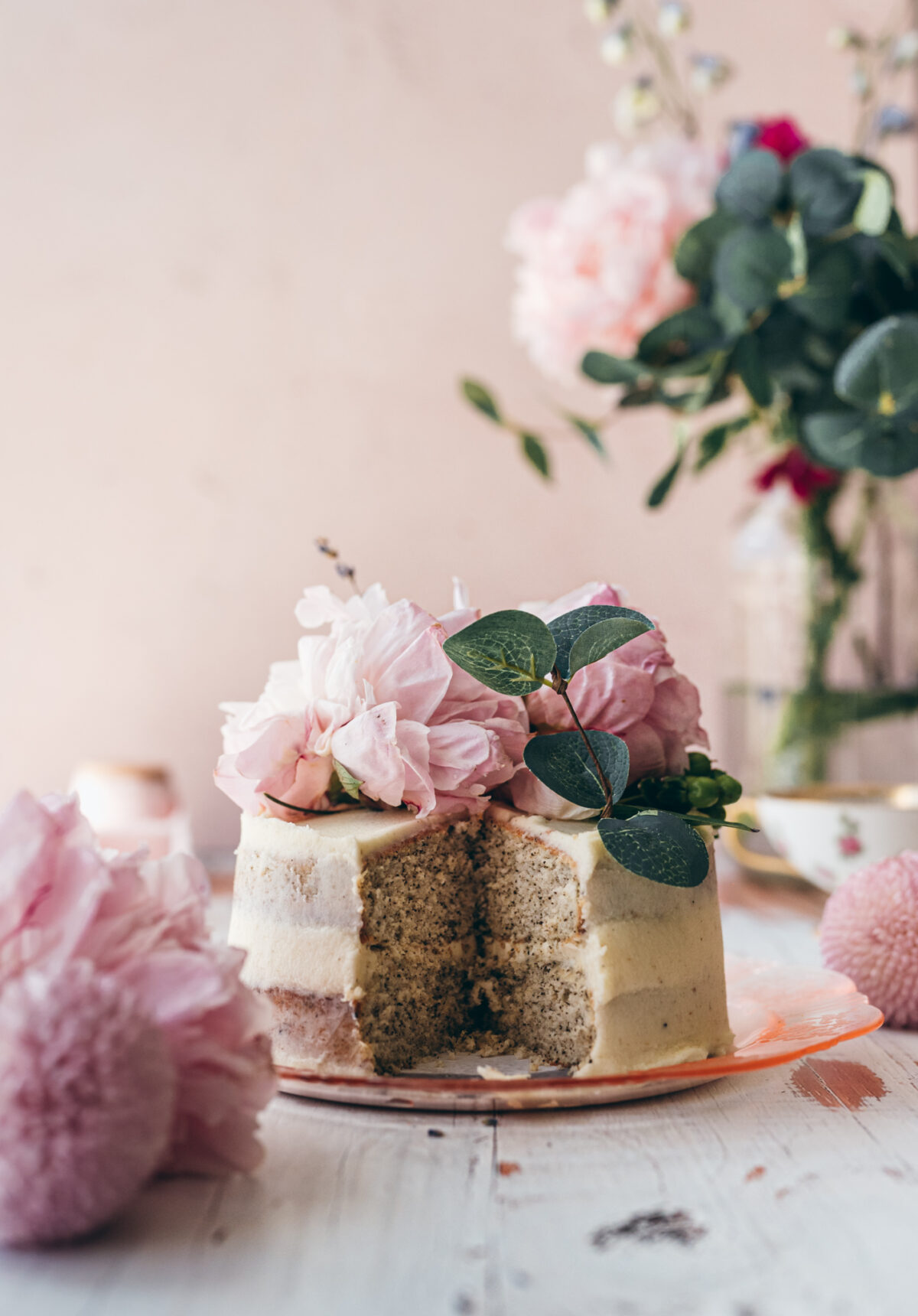 Lavender Earl Grey tea cake loaf
