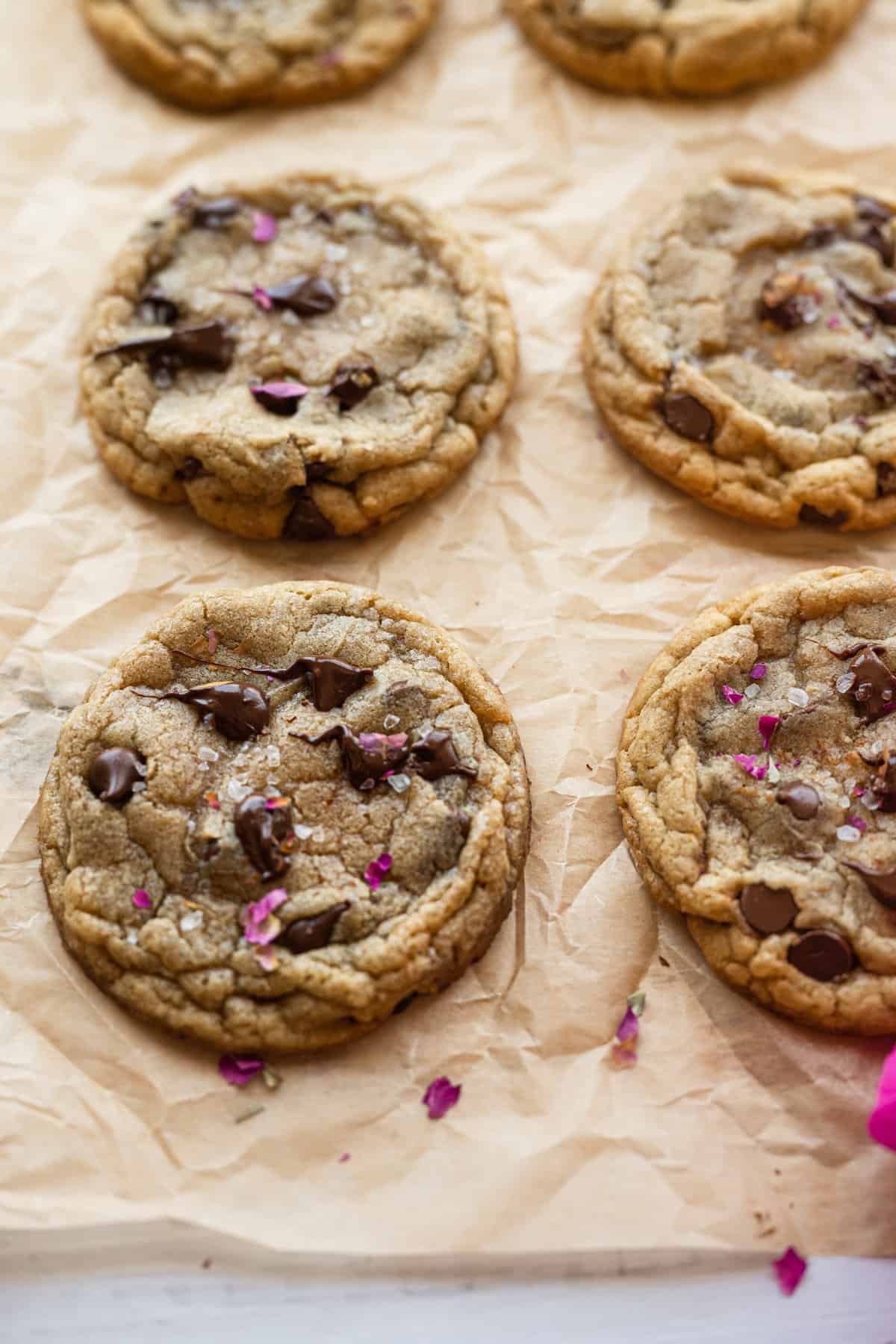 rose chocolate chip cookie 2