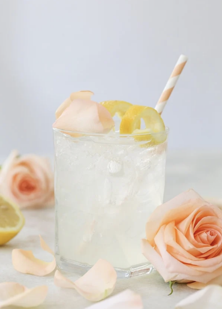 rose gin cocktail