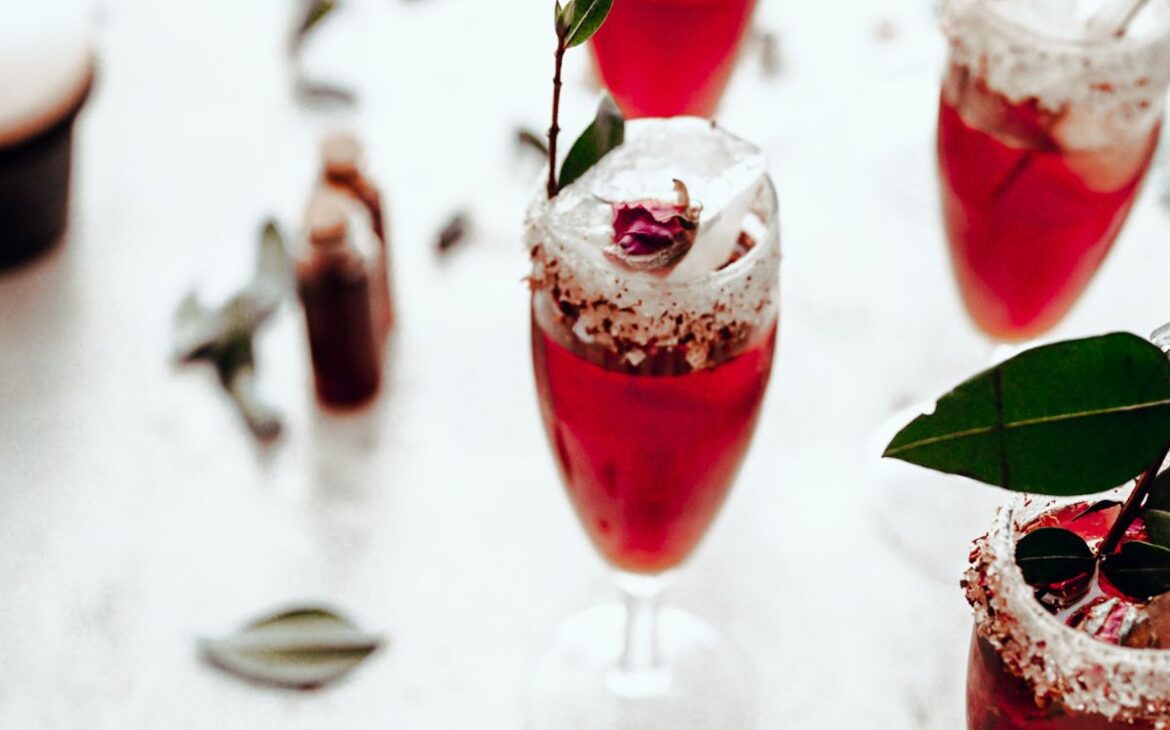 Refreshing rose mimosa recipe