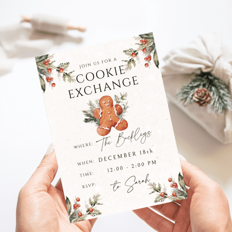 How To Host A Perfect Cookie Exchange Party, Free Printables!