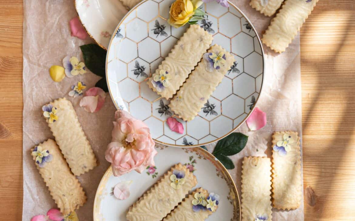 lavender lemon shortbread cover