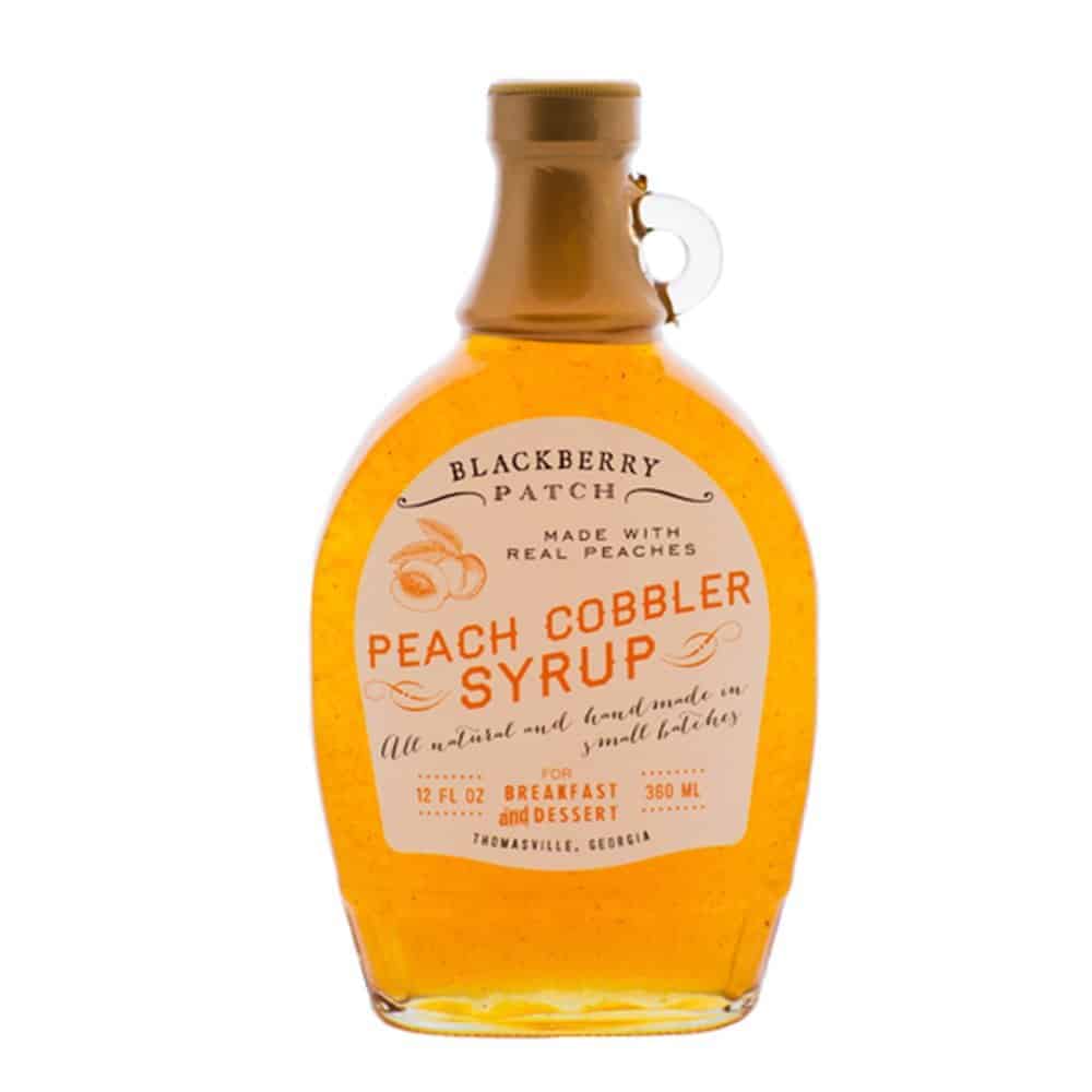 peach cobbler syrup