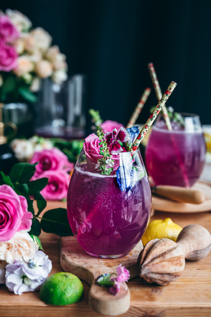 Butterfly Pea Lemonade - Frolic & Fare