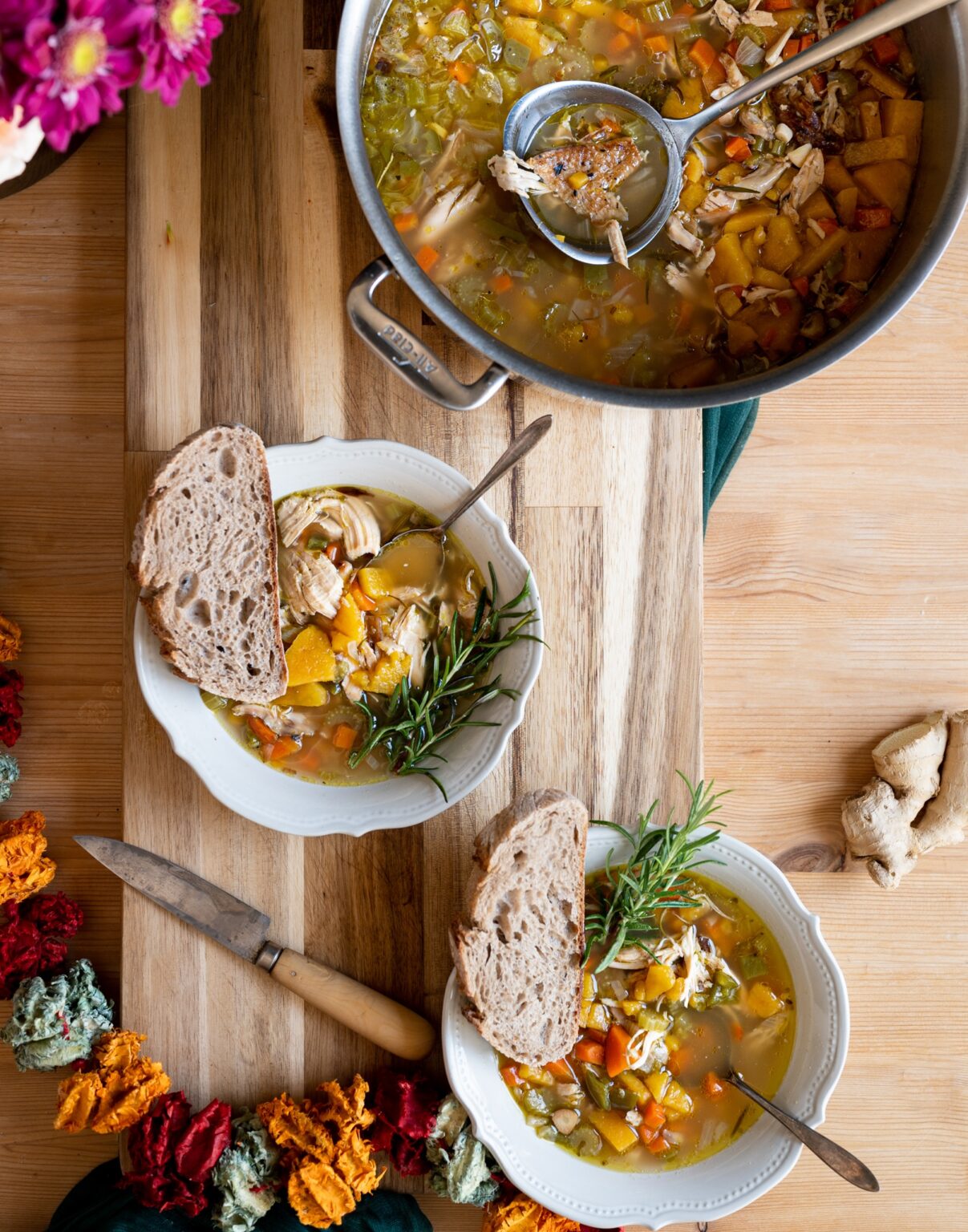 Mom's Healing Chicken Soup Frolic & Fare