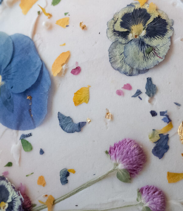 6" Edible Flower Cake - Image 4