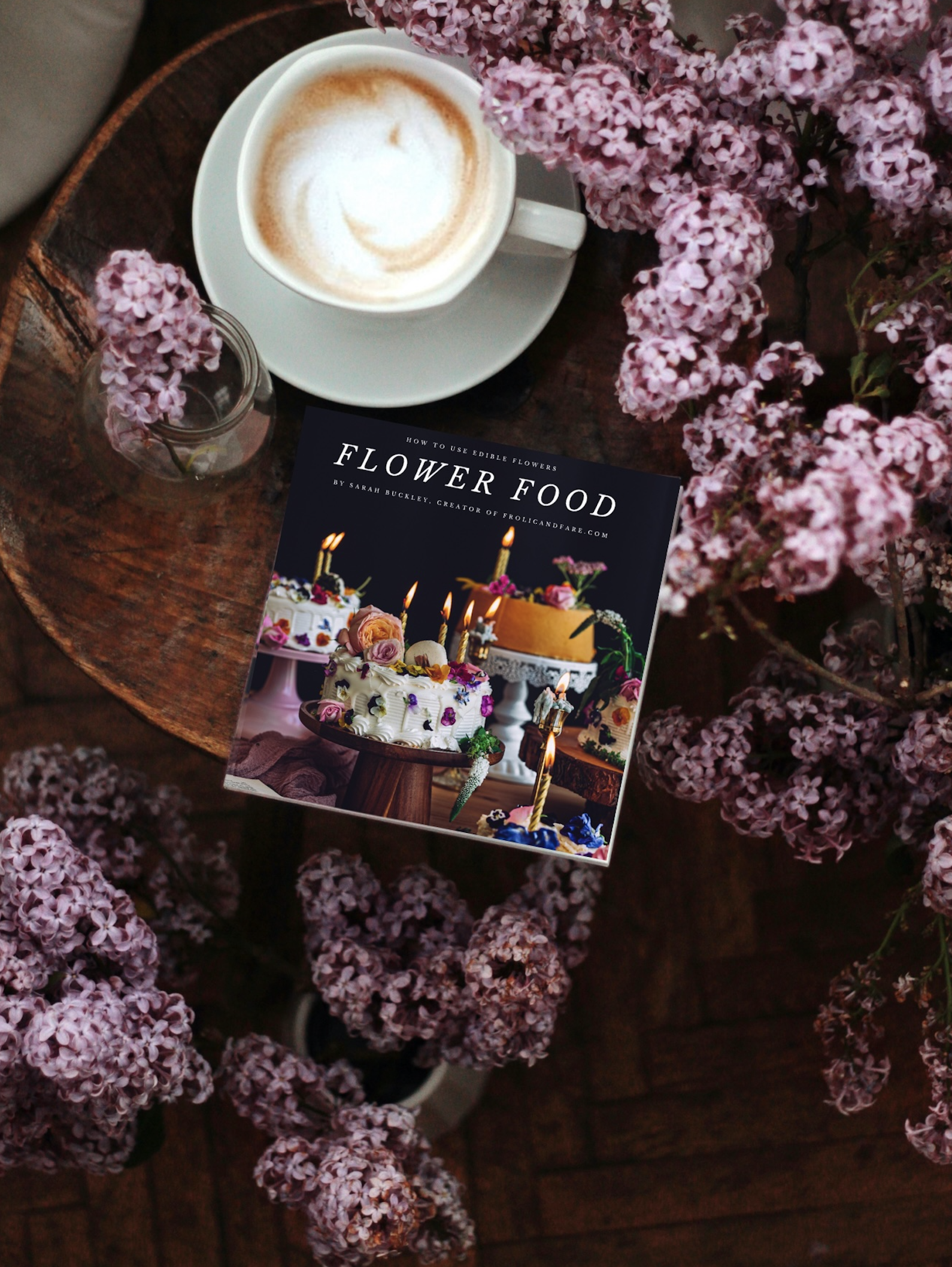 a book and coffee on a table